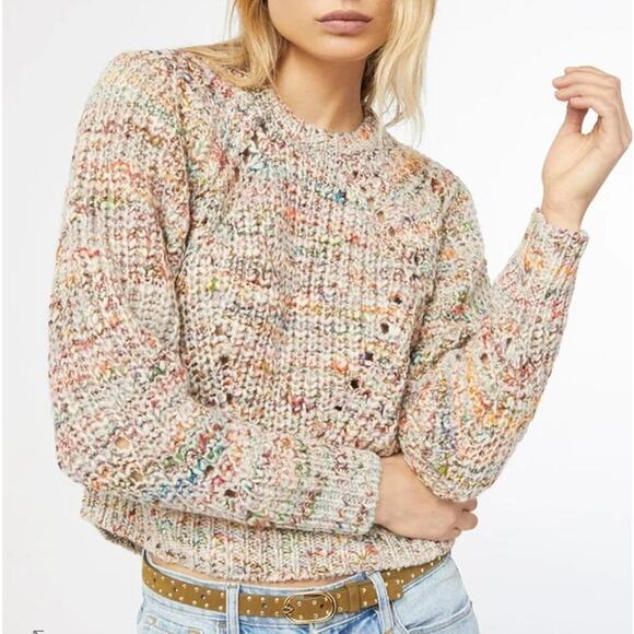 Women's FRAME Colorful Marl Sweater Size XL - Picture 1 of 9